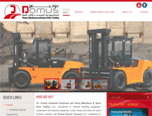 Tablet Screenshot of domustransport.com